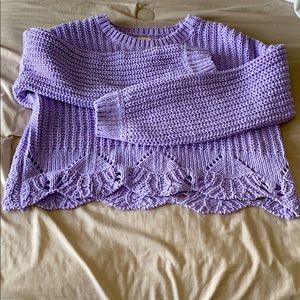 Hardly worn Lavender Sweater